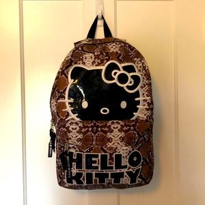 Hello Kitty Snake Print Backpack